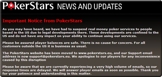 pokerstars moves domains