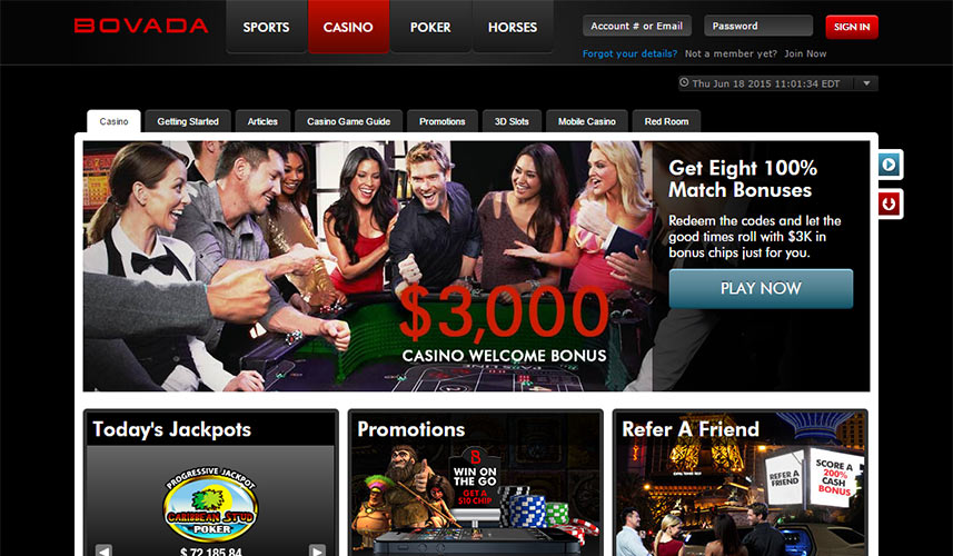 bovada casino games