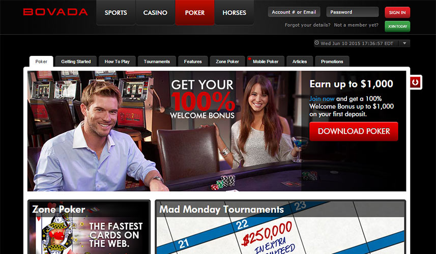 Review of Bovada Poker
